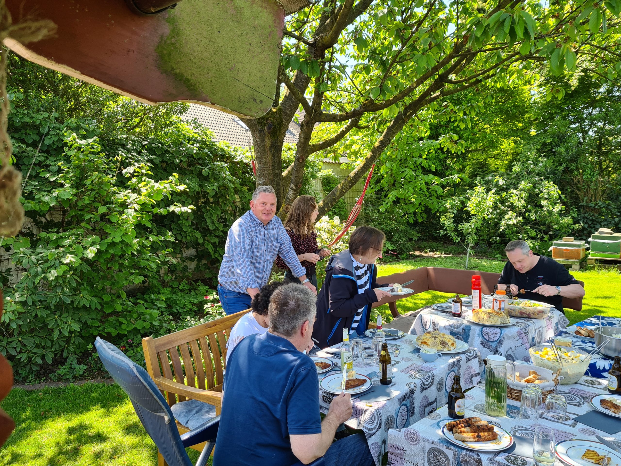 Starke Vorstellung von Frank im heimischen Garten…
